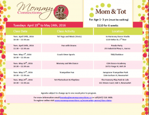 Mom and Tot April 2016