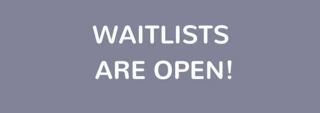 JULY - AUGUST 2026 PROGRAM PRIORITY WAITLIST