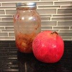 kimchi and pomegranate
