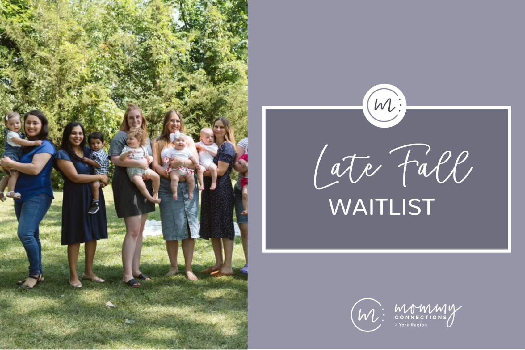 York Region Advance Access: LATE FALL WAITLIST